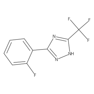 3-(2-fluorophenyl)-5-(trifluoromethyl)-4H-1,2,4-triazole Structure