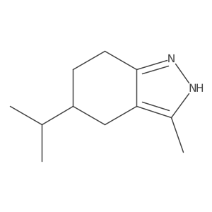 3-methyl-5-(propan-2-yl)-4,5,6,7-tetrahydro-2H-indazole Structure