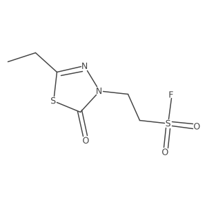 2-(5-Ethyl-2-oxo-2,3-dihydro-1,3,4-thiadiazol-3-yl)ethane-1-sulfonyl fluoride结构式