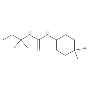 1-(4-Amino-4-methylcyclohexyl)-3-(2-methylbutan-2-yl)urea结构式