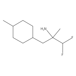 1,1-Difluoro-2-methyl-3-(4-methylcyclohexyl)propan-2-amine Structure