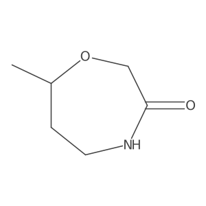 7-Methyl-1,4-oxazepan-3-one Structure