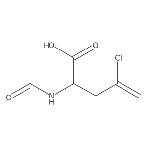 4-Chloro-2-formamidopent-4-enoic acid Structure