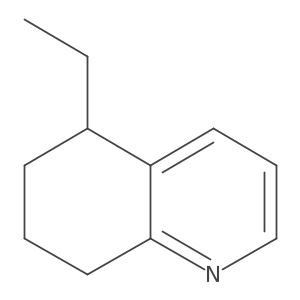 5-Ethyl-5,6,7,8-tetrahydroquinoline结构式