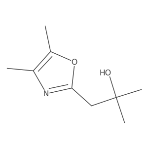 1-(Dimethyl-1,3-oxazol-2-yl)-2-methylpropan-2-ol结构式