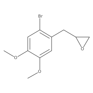 2-[(2-Bromo-4,5-dimethoxyphenyl)methyl]oxirane Structure
