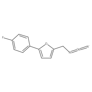 2-(Azidomethyl)-5-(4-fluorophenyl)furan结构式