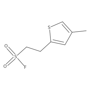 2-(4-Methylthiophen-2-yl)ethane-1-sulfonyl fluoride结构式