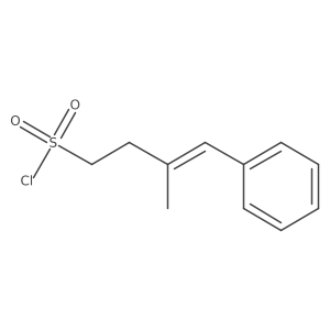 3-Methyl-4-phenylbut-3-ene-1-sulfonyl chloride Structure
