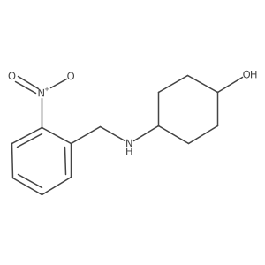 4-{[(2-Nitrophenyl)methyl]amino}cyclohexan-1-ol Structure