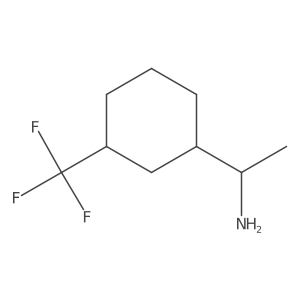 (1R)-1-[3-(Trifluoromethyl)cyclohexyl]ethanamine结构式