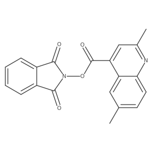 1,3-dioxo-2,3-dihydro-1H-isoindol-2-yl 2,6-dimethylquinoline-4-carboxylate Structure