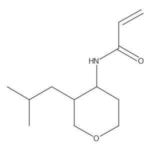 N-[3-(2-methylpropyl)oxan-4-yl]prop-2-enamide Structure