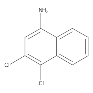 3,4-Dichloronaphthalen-1-amine结构式