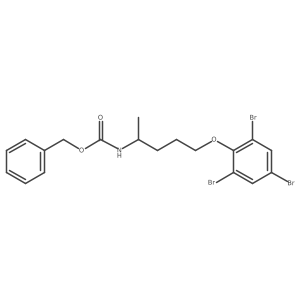 benzyl N-[5-(2,4,6-tribromophenoxy)pentan-2-yl]carbamate结构式