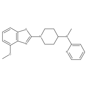 N-[1-(4-methoxy-1,3-benzothiazol-2-yl)piperidin-4-yl]-N-methylpyridin-2-amine Structure