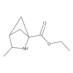 Ethyl 3-methyl-2-azabicyclo[2.1.1]hexane-1-carboxylate Structure