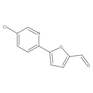5-(5-Chloropyridin-2-yl)furan-2-carbaldehyde Structure