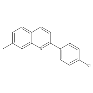 Quinoline, 2-(4-chlorophenyl)-7-methyl-结构式
