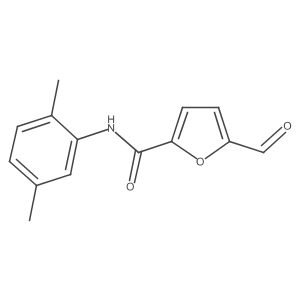 N-(2,5-Dimethylphenyl)-5-formyl-2-furancarboxamide结构式