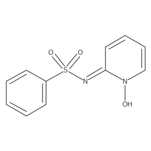 2-Benzenesulfonamidopyridin-1-ium-1-olate Structure