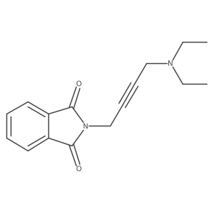 2-(4-Diethylamino-but-2-ynyl)-isoindole-1,3-dione结构式