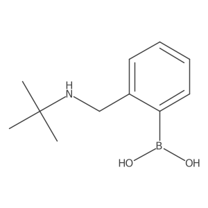 2-((Tert-butylamino)methyl)phenylboronic acid Structure
