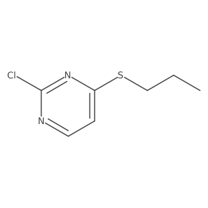 2-Chloro-4-propylsulfanylpyrimidine Structure