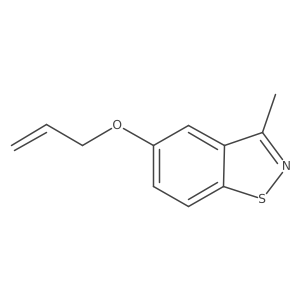 3-Methyl-5-prop-2-enoxy-1,2-benzothiazole结构式