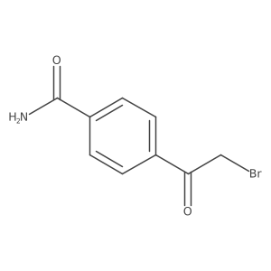 4-(2-Bromoacetyl)benzamide Structure