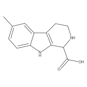 6-methyl-2,3,4,9-tetrahydro-1H-beta-carboline-1-carboxylic acid结构式