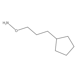 O-(3-cyclopentylpropyl)hydroxylamine Structure