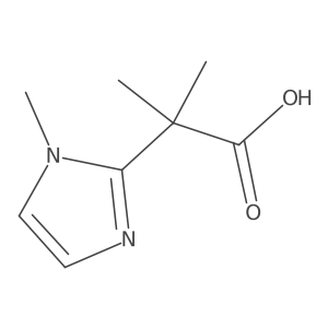 a,a,1-Trimethyl-1h-imidazole-2-acetic acid Structure