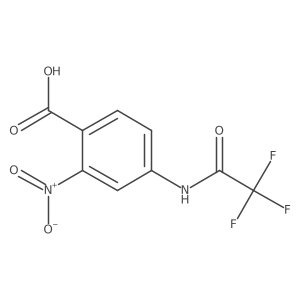 2-Nitro-4-(2,2,2-trifluoroacetamido)benzoic acid结构式