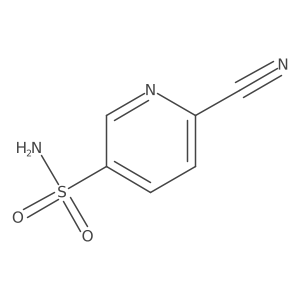 6-Cyanopyridine-3-sulfonamide Structure
