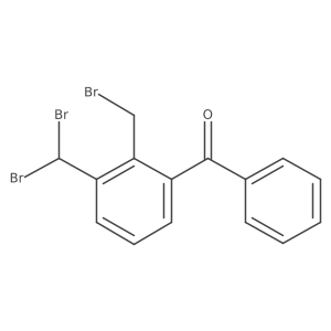 1-Benzoyl-2-bromomethyl-3-(dibromomethyl)benzene结构式