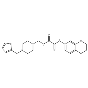 N1-(2,3-dihydrobenzo[b][1,4]dioxin-6-yl)-N2-((1-(furan-2-ylmethyl)piperidin-4-yl)methyl)oxalamide Structure
