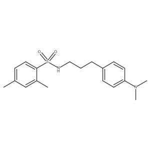 N-(3-(4-(dimethylamino)phenyl)propyl)-2,4-dimethylbenzenesulfonamide Structure