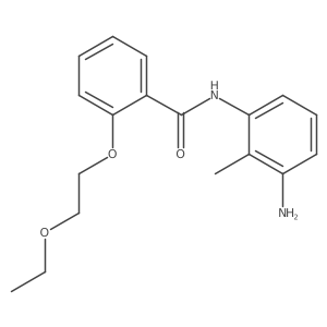 N-(3-Amino-2-methylphenyl)-2-(2-ethoxyethoxy)-benzamide结构式