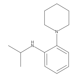 N-Isopropyl-2-(piperidin-1-yl)aniline结构式