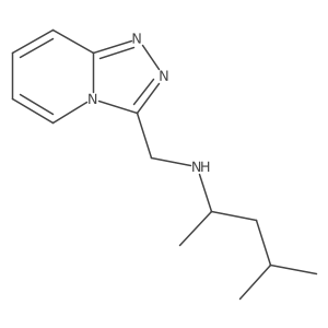 (4-Methylpentan-2-yl)({[1,2,4]triazolo[4,3-a]pyridin-3-ylmethyl})amine Structure