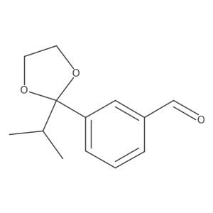 2-(3-Formylphenyl)-2-isopropyl-1,3-dioxolane结构式