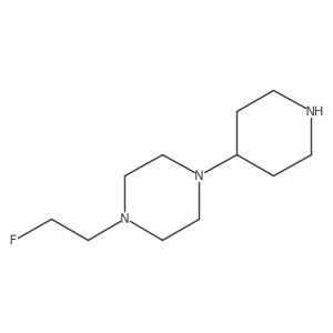 1-(2-Fluoroethyl)-4-(4-piperidinyl)piperazine结构式