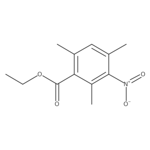 Ethyl 2,4,6-trimethyl-3-nitrobenzoate结构式