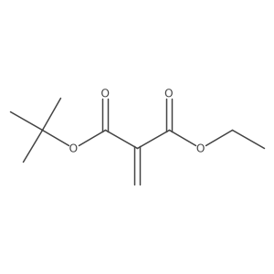Methylenemalonic acid ethyl tert-butyl ester Structure