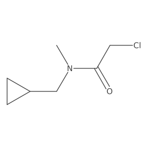 2-chloro-N-(cyclopropylmethyl)-N-methylacetamide Structure