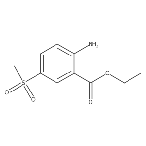 Ethyl 2-amino-5-methanesulfonylbenzoate Structure