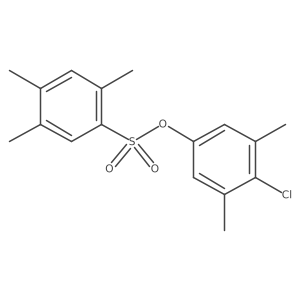 4-Chloro-3,5-dimethylphenyl 2,4,5-trimethylbenzenesulfonate Structure