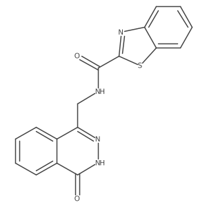 N-((4-oxo-3,4-dihydrophthalazin-1-yl)methyl)benzo[d]thiazole-2-carboxamide Structure