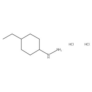 (4-Ethylcyclohexyl)hydrazine dihydrochloride Structure